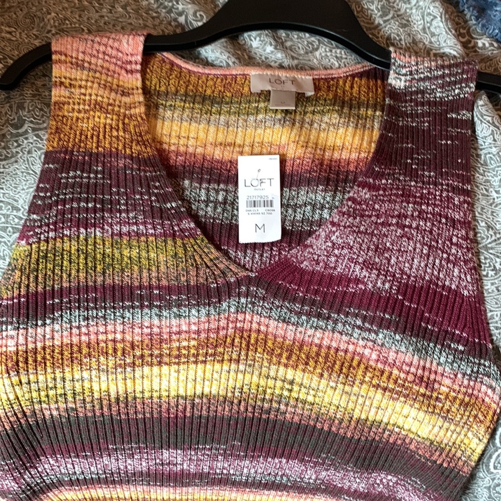 Loft long multi color tunic